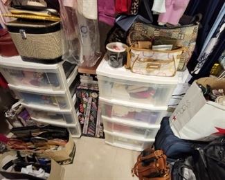 New socks, Clothing , Slippers, Foot spa's and storage