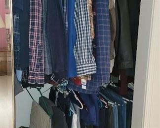 Mens Clothing Pants, shirts, jackets, belts. XL
