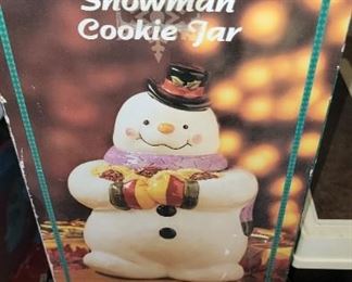 Snowman Cookie Jar
