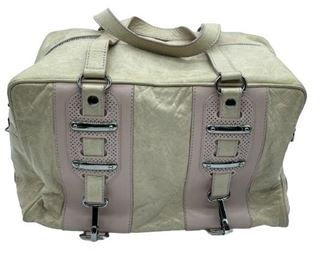 VINTAGE BALENCIAGA IVORY GOATSKIN HOOK TOTE