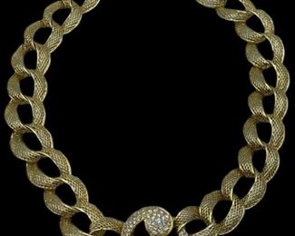 MAGNIFICENT 18K GOLD AND DIAMOND NECKLACE