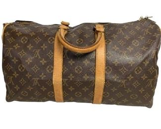 VTG LOUIS VUITTON MONOGRAM BANDOULIERE KEEPALL BAG