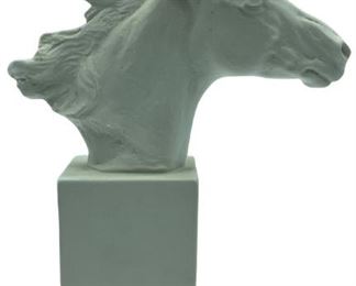 VINTAGE ROSENTHAL EQUESTRIAN HORSE STATUE 9"