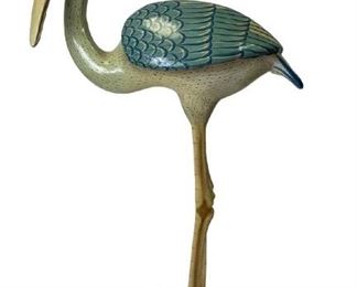 LIFESIZE SERGIO BUSTAMANTE BIRD SCULPTURE 41"