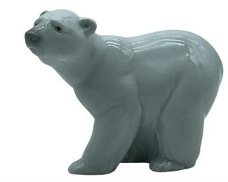 VTG LLADRO PORCELAIN POLAR BEAR FIGURINE #1207 5"