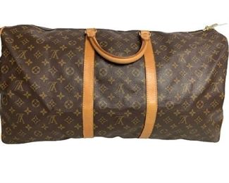 VTG LOUIS VUITTON MONOGRAM BANDOULIERE KEEPALL BAG