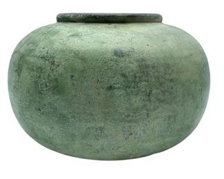 VINTAGE ANTIQUE STYLE CHINESE BRONZE VASE 9"