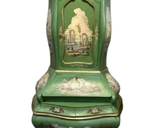 VTG HANDPAINTED SECRETARY STORAGE CABINET 87"