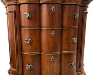 PULASKI FURNITURE CO. DEMI LUNE SIDE CABINET 38"