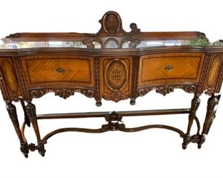 VINTAGE ROCOCO ITALIAN STYLE SIDEBOARD CABINET