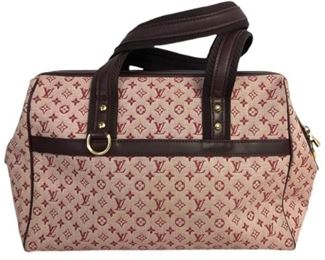 VTG LOUIS VUITTON CHERRY CANVAS JOSEPHINE BAG