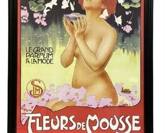 LEOPOLDO METLICOVITZ "FLEURS DE MOUSSE" POSTER