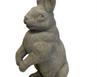 HOUSE PARTS INC, STONE GARDEN RABBIT STATUE 19"