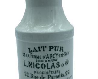 VINTAGE FRENCH MILK JUG LAIT PUR L. NICOLAS PARIS