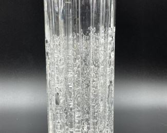 VINTAGE MURANO STYLE ART GLASS VASE 10"