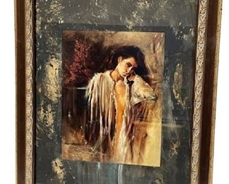 REYNOLDS "TUSCANY MORNING" ORIGINAL ART PRINT 24"