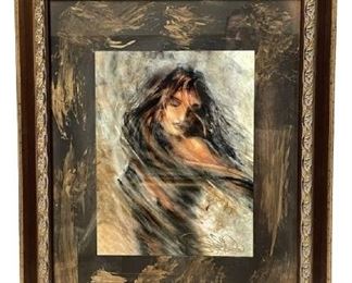 REYNOLDS "YESTERDAY'S RAIN" ORIGINAL ART PRINT 24"