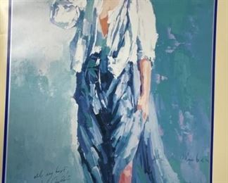 VINTAGE SIGNED SIMBARI POSTER 36"