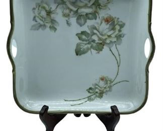 ANTIQUE BAVARIAN SERVING DISH 10"