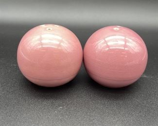 VTG NANCY CALHOUN ROSE SALT & PEPPER SHAKERS