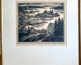 Port Clyde signed Carroll Thayer Berry