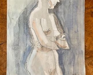 Unframed signed Laura Zigler