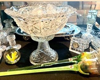 American Brilliant Punch Bowl