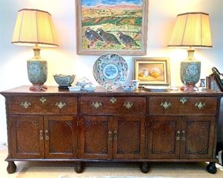 Antique Oak Cabinet