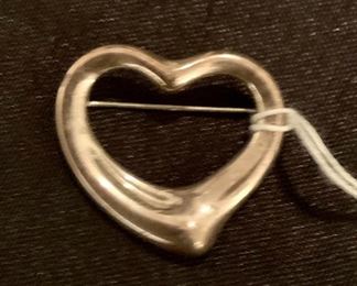 Tiffany Heart Pin