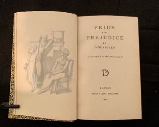 Pride & Prejudice - Excellent Condition - 1929 Peter Davies Publisher
