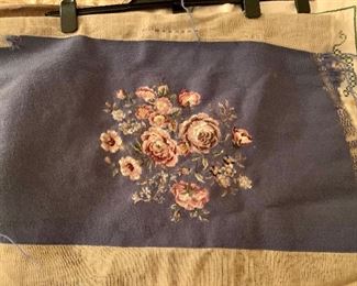 Large Selection of Samplers, Needlepoint & Crewel with Supplies