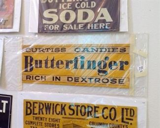 tin advertising signs