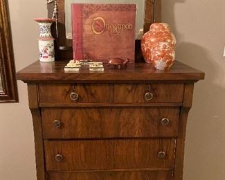 Antique chest of drawers- dovetail finish. $2,350.