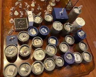 Miscellaneous Swarovski Crystal- will sell each or as a group. Other miscellaneous Crystal collector pieces. 