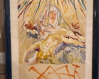 Salvatore Dali - Artist Proof 8/50 hand signed in pencil and in color. 
No COA (bought at an estate sale 15 years ago)  $500