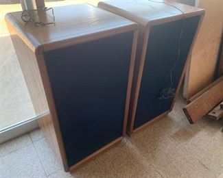 vintage large speakers 