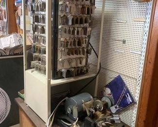 key cutting machine and blanks