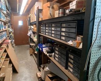 parts bins & misc