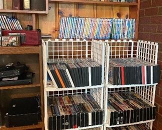 Movies- DVD's, VHS, PS2 Games, Books