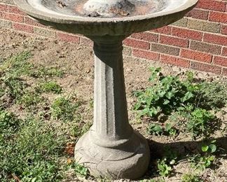 Concrete Bird Bath