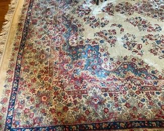 Iranian Kerman rug 9’ 9” x 13"