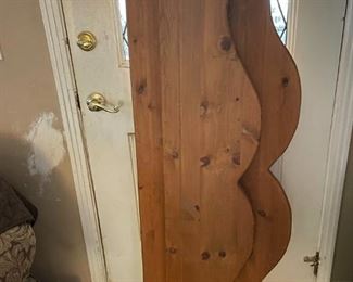 Full sized bed - solid wood