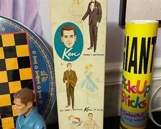 Vintage Ken with Flocked hair in original box. Stock 750.  Comes with other outfits.