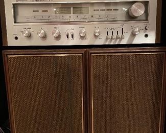 Pioneer SX -750 
Wharfedale speakers