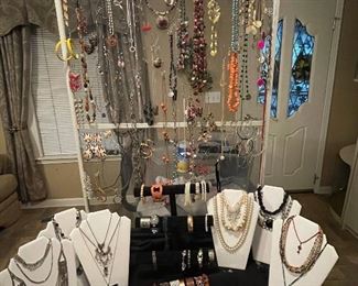 Wide variety of costume jewelry 