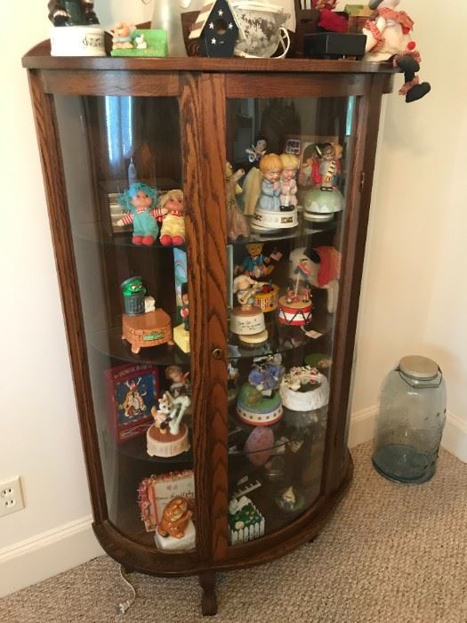 Curved Glass Display Case $ 188.00