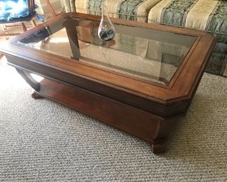 Glass / Wood Coffee Table $ 112.00
