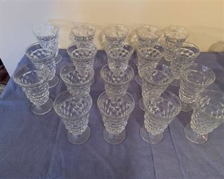 American Fostoria water glasses