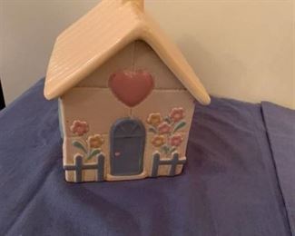 Little house cookie jar