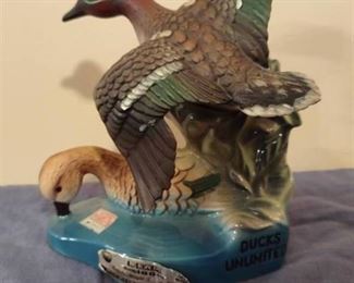 Vintage Ducks Unlimited Beam Decanter